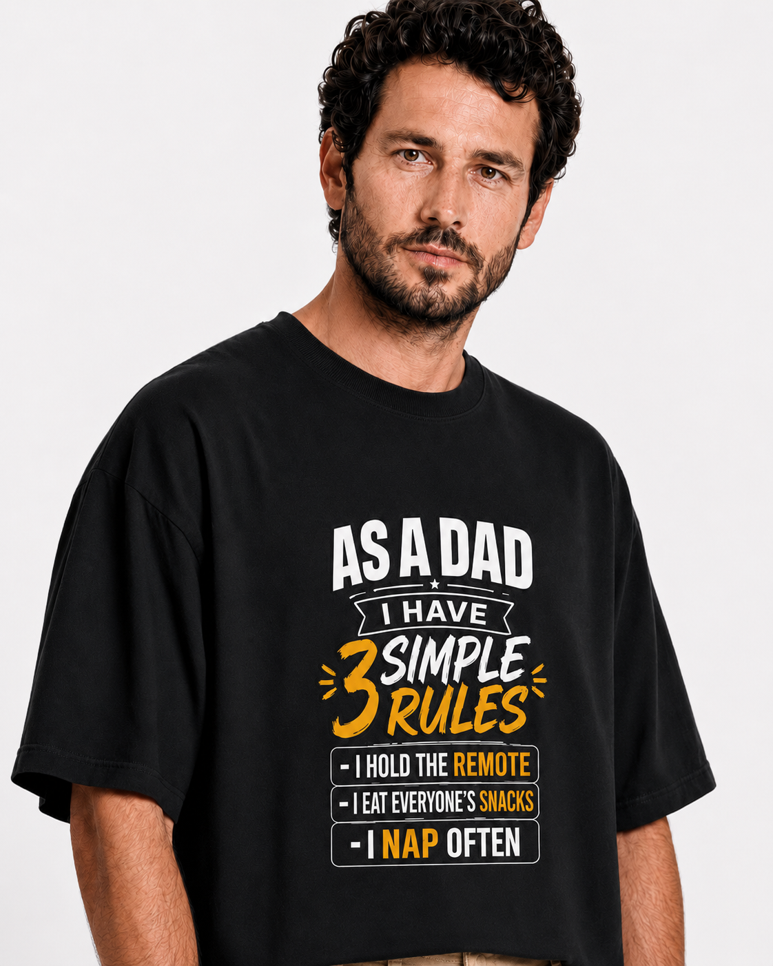 Dads 3 Rules T-shirt