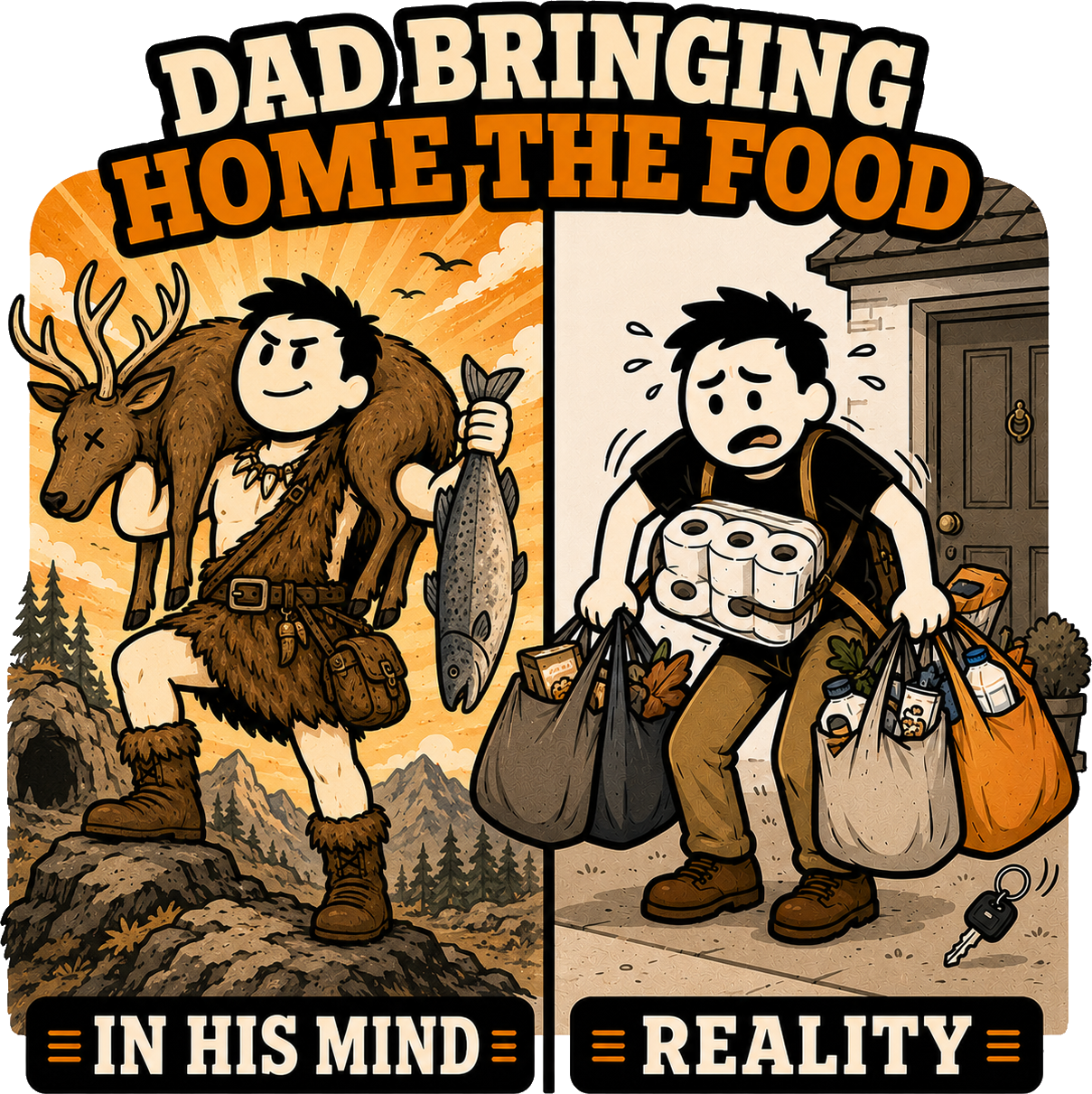 Dad: Bringing Home the Food